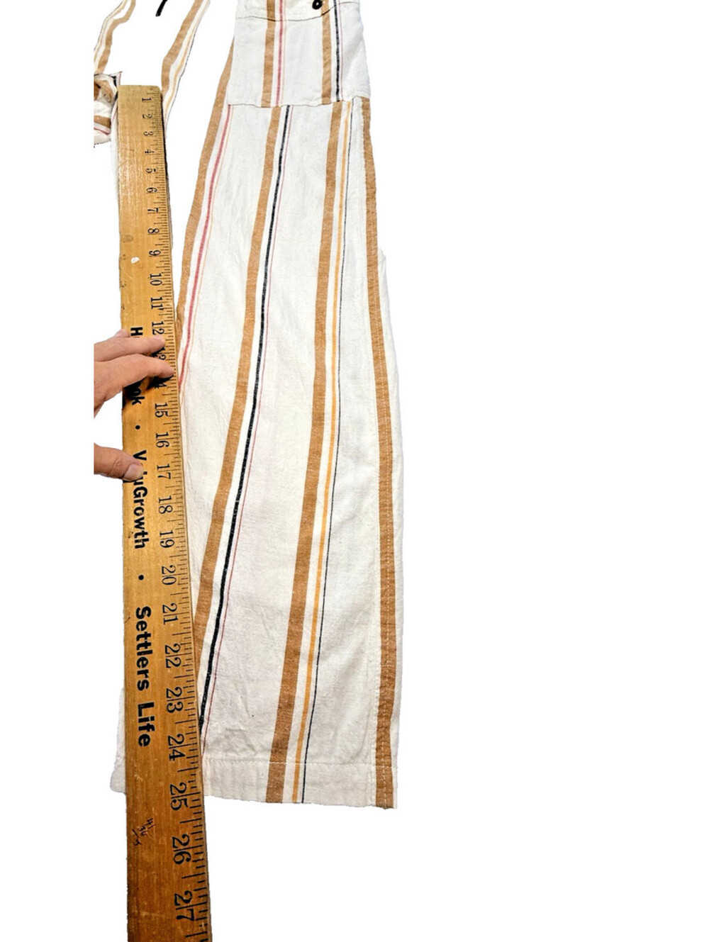Billabong Light The Night Overalls Womens M Striped Utility Bib Jumpsuit Zip - Picture 10 of 14